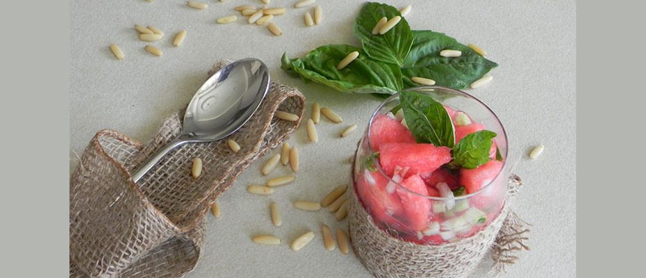 Watermelon quick summer soup