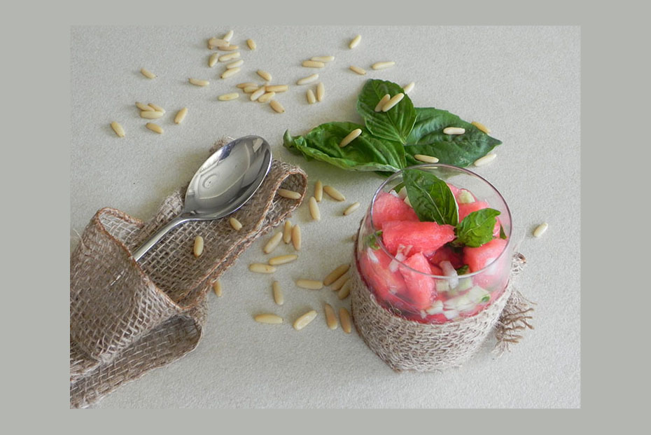 Watermelon quick summer soup