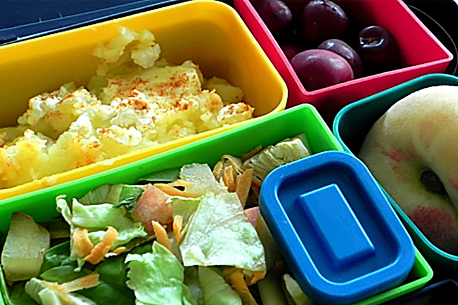 Lunchbox menu: Cottage pie with green salad