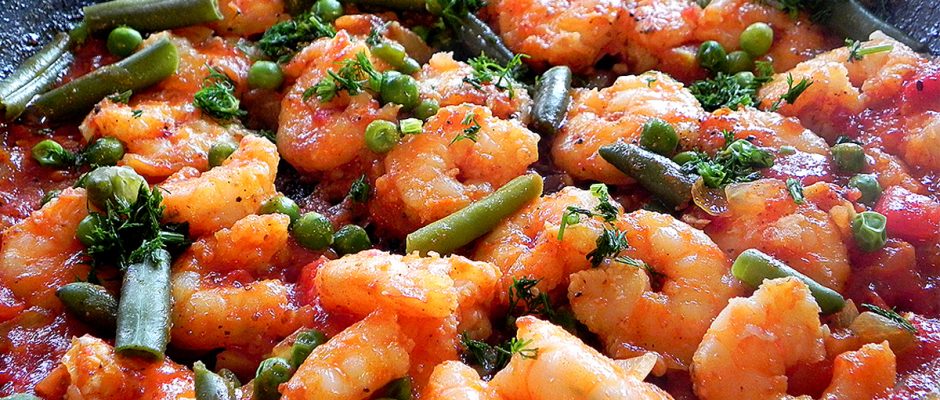 Tomato Prawns
