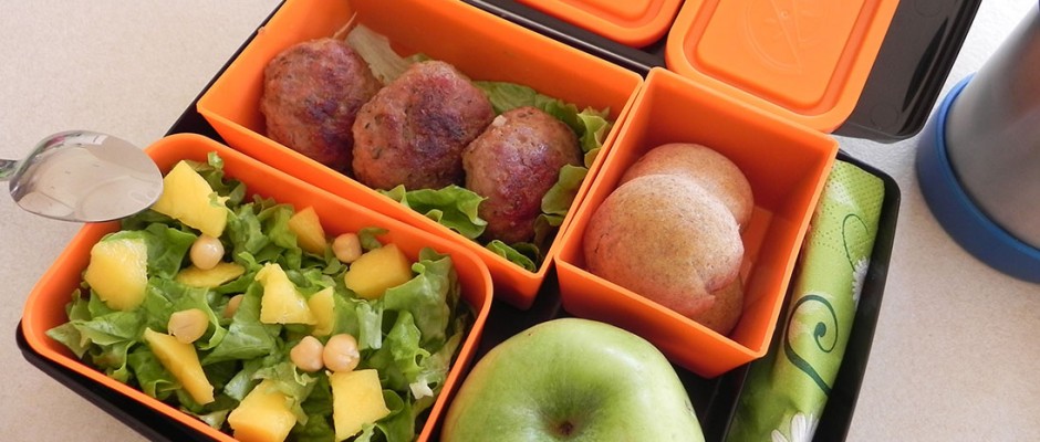 Lunchbox menu: Meatballs for school or work