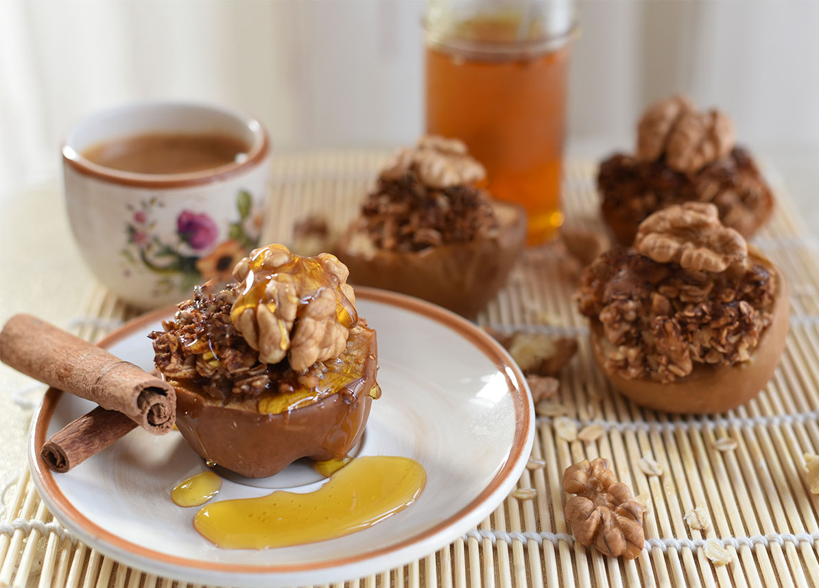 Bakes apples