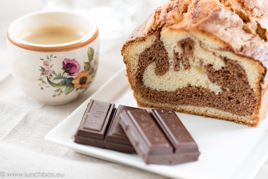 eating by design with lunchbox chocolate marble cake