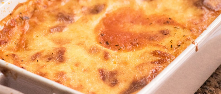 cornmeal and cheese topping for lunchbox