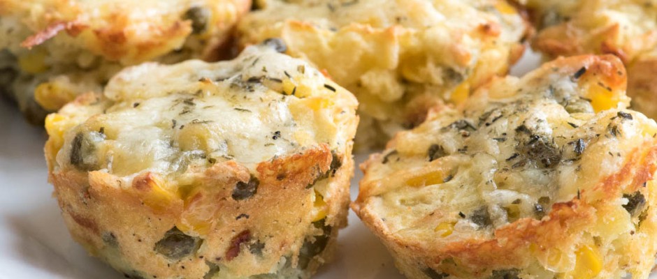 солени мъфини от намачкани картофи