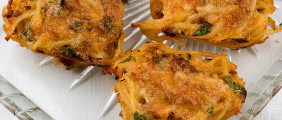 leftover pasta muffins for lunchbox