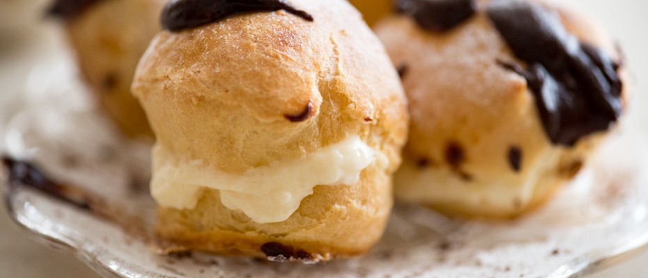 Еклери с крем и шоколад