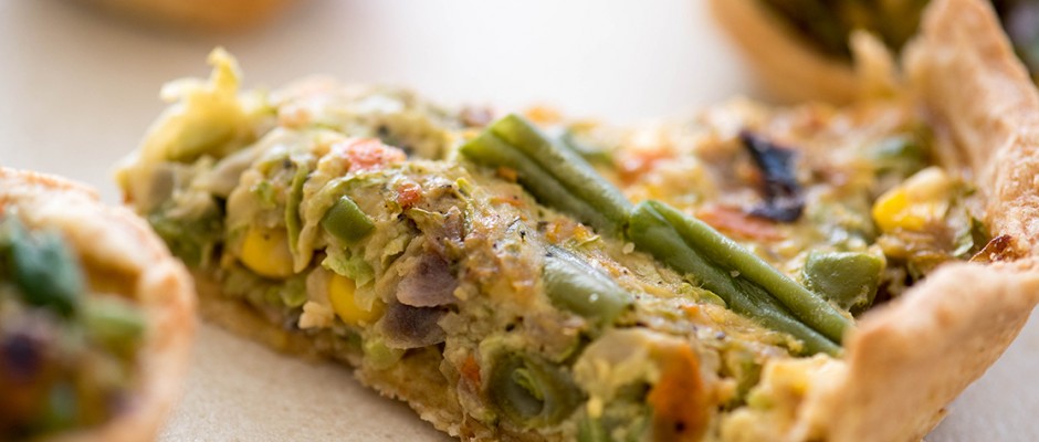 vegetable light quiche