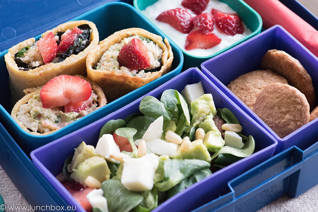 lunchbox menu_суши тортила с ягоди и булгур