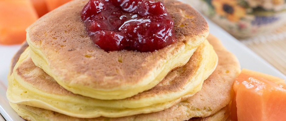 ricotta spring pancakes