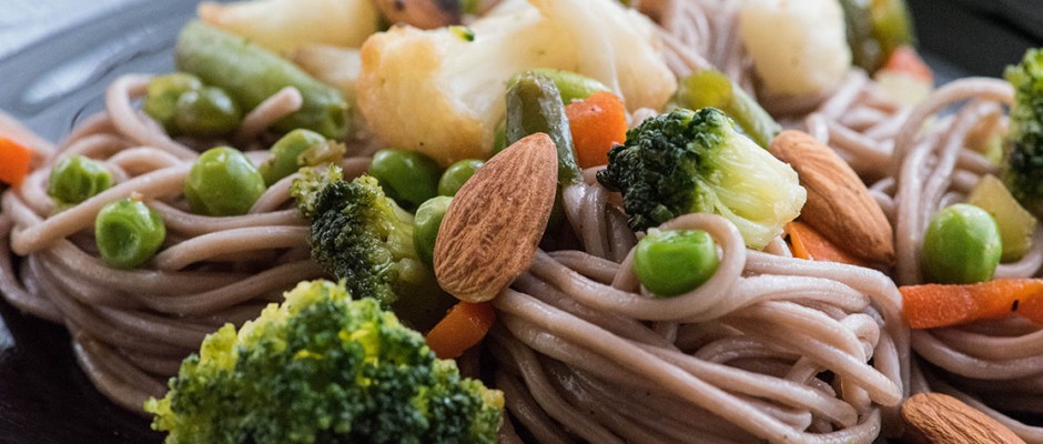 Buckwheat noodles with
