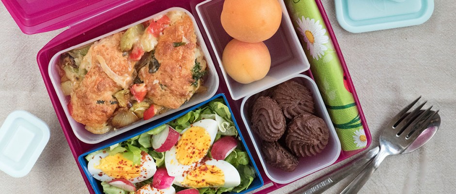 lunchbox menu Cobbler with zucchini