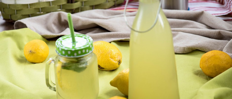 Lemonade with ginger for Lunchbox thermos