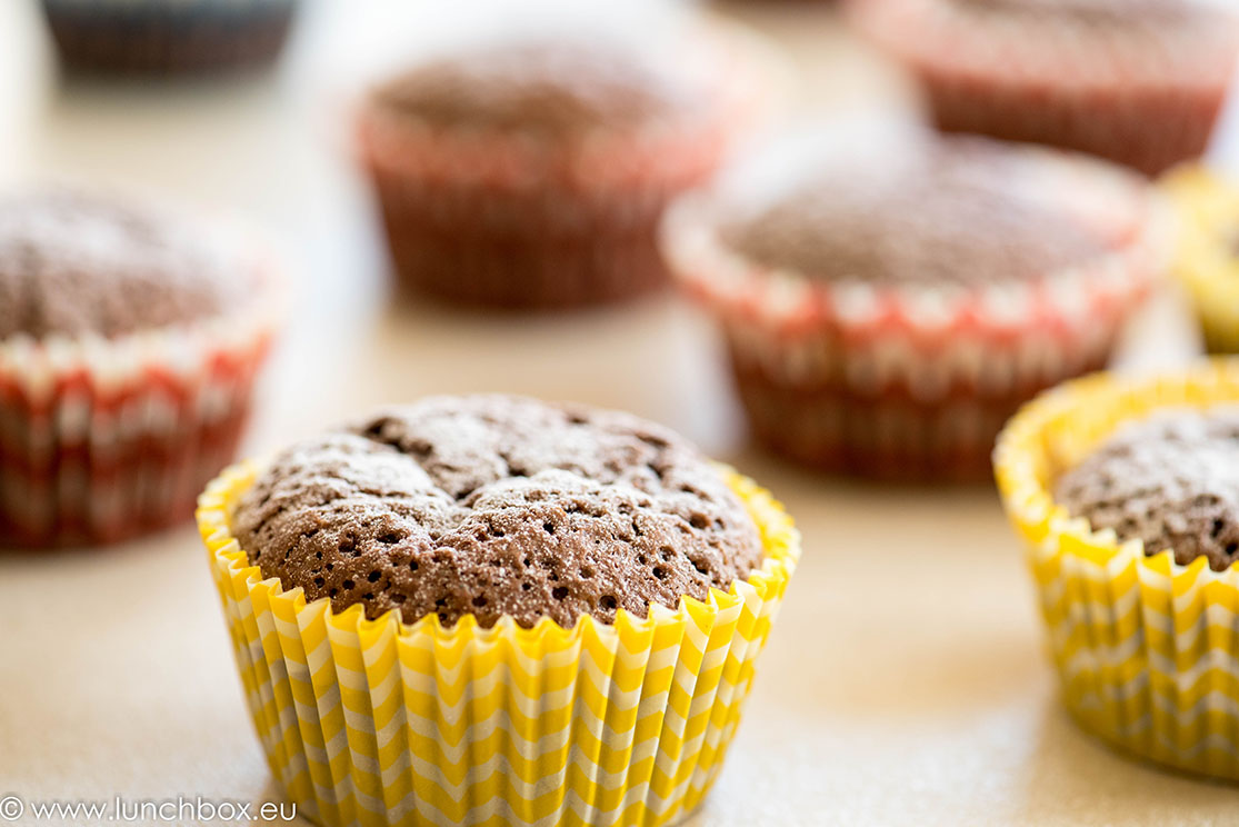 Chocolate souffle for Lunchbox