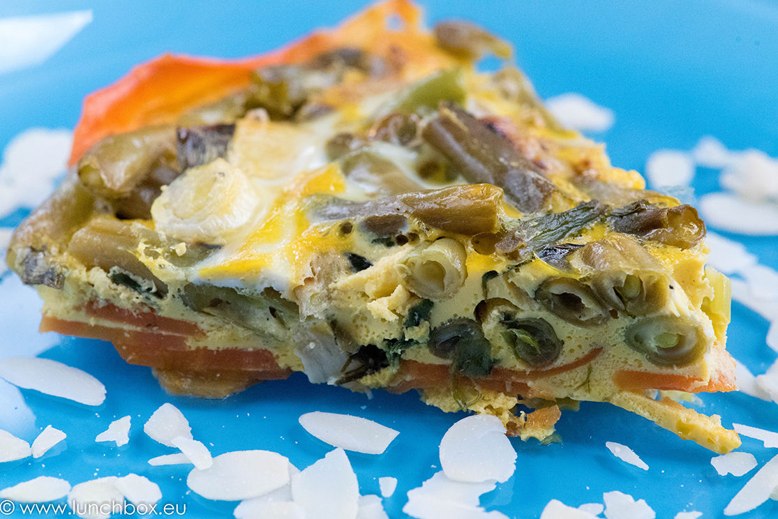 Piece of Low Carb quiche