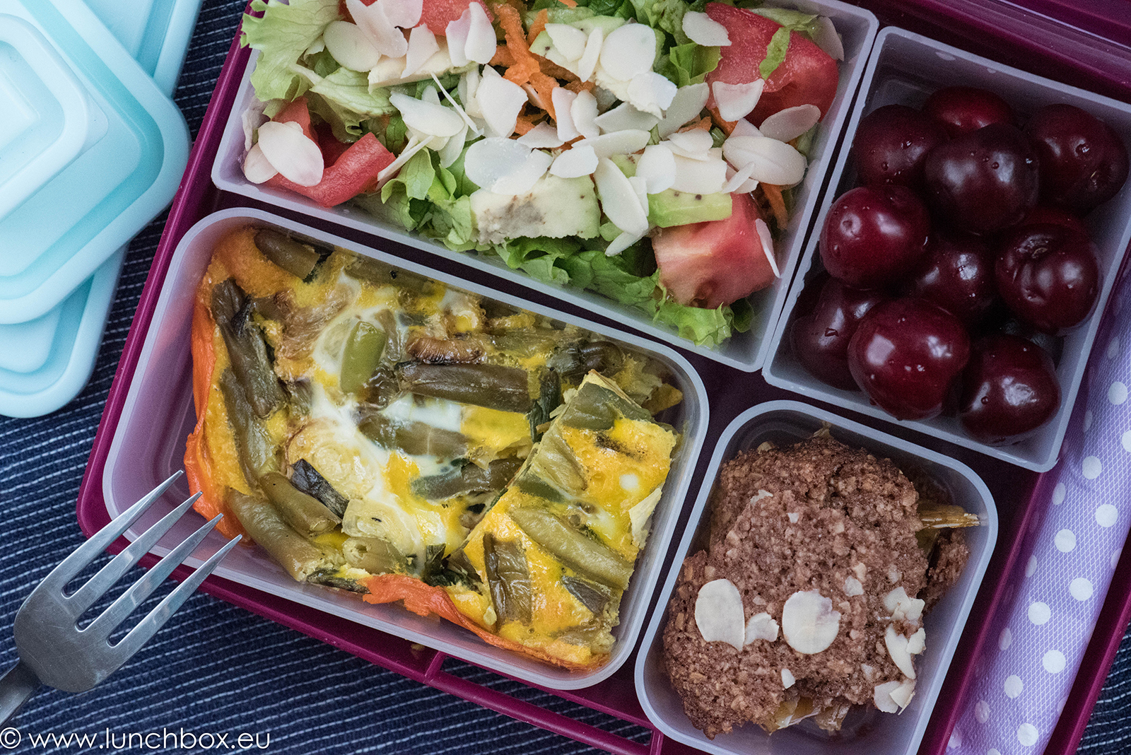 Lunchbox menu Quiche low carb
