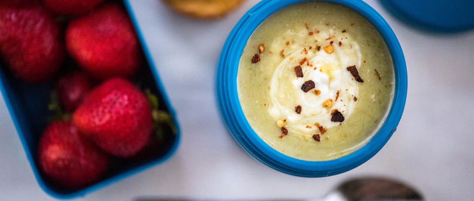 avocado and courgette soup