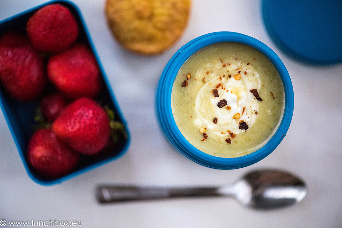 avocado and courgette soup