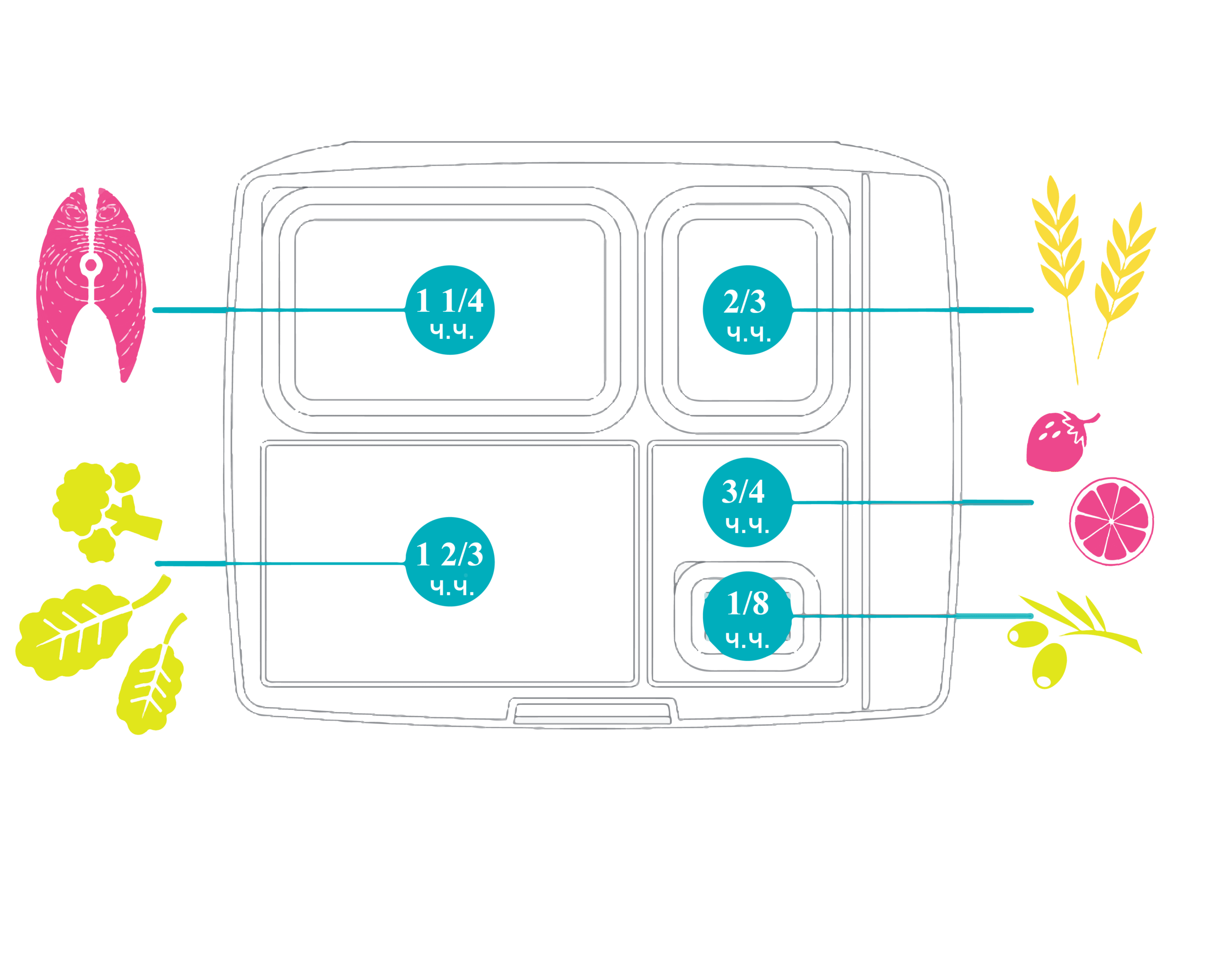 Portion Control Design for Lunchbox Portion Control Design for Lunchbox