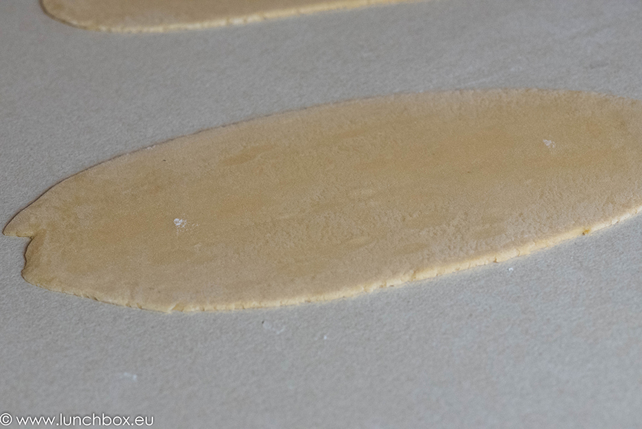 home made pasta by hands
