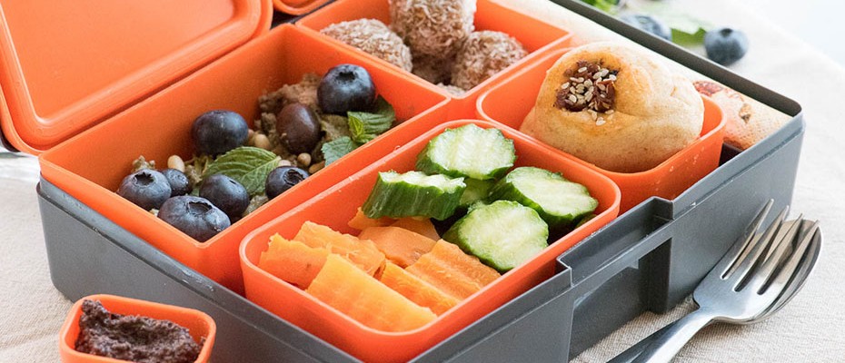 vegan lunchbox box menu