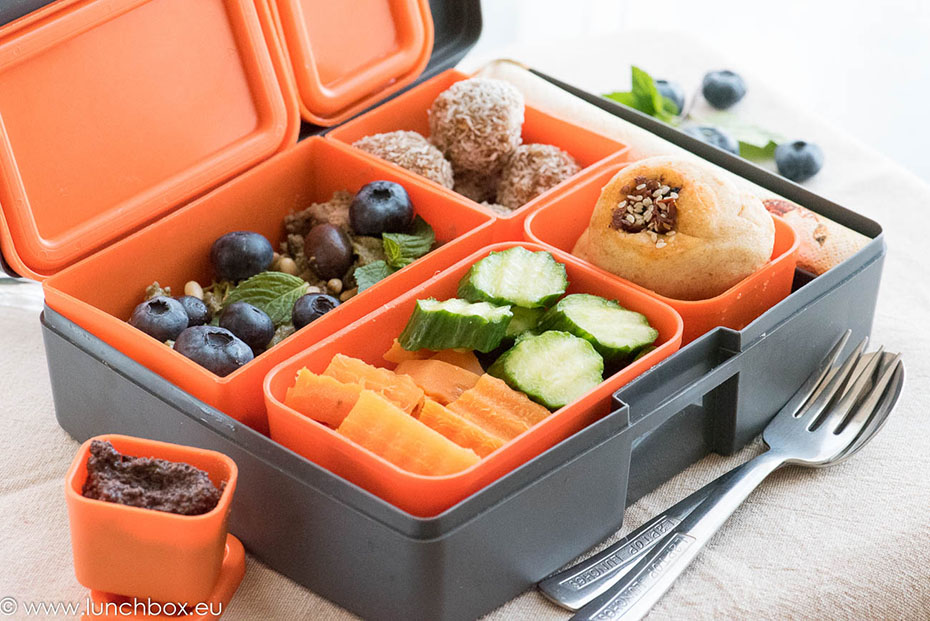 vegan lunchbox box menu