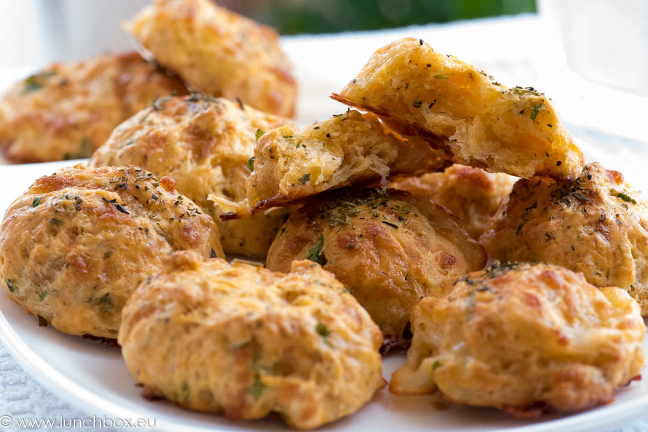 Savory mosaic cheese balls