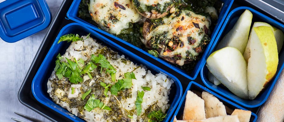lunchbox menus baked mushrooms