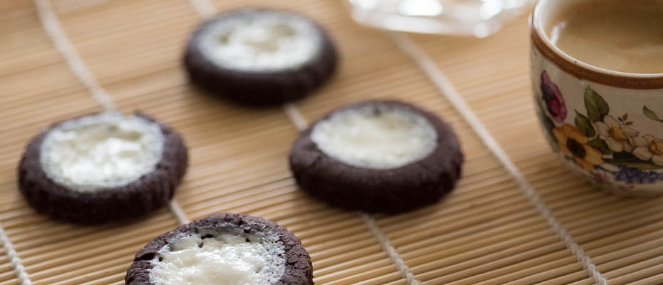 cocoa cheesecake cookies