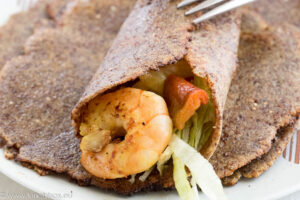 Homemade quinoa tortillas