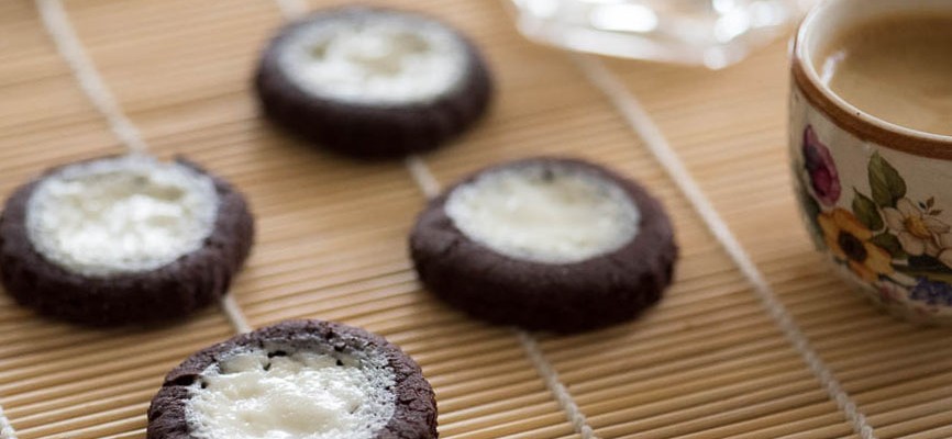 Чийзкейк какаови бисквити