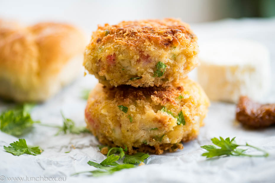 Swordfish cakes for Lunchbox