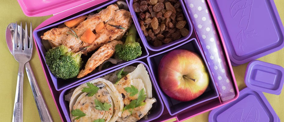 Lunchbox menu - броколи и резене