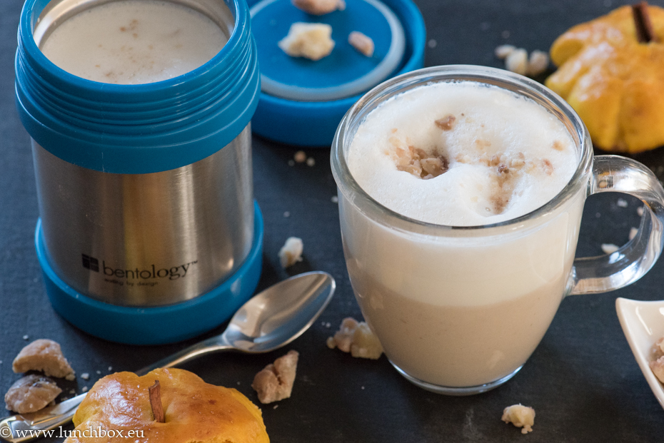 Cappuchino style chestnut soup