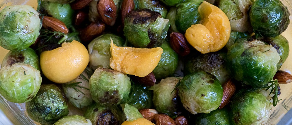 Brussels Sprout Hot Salad