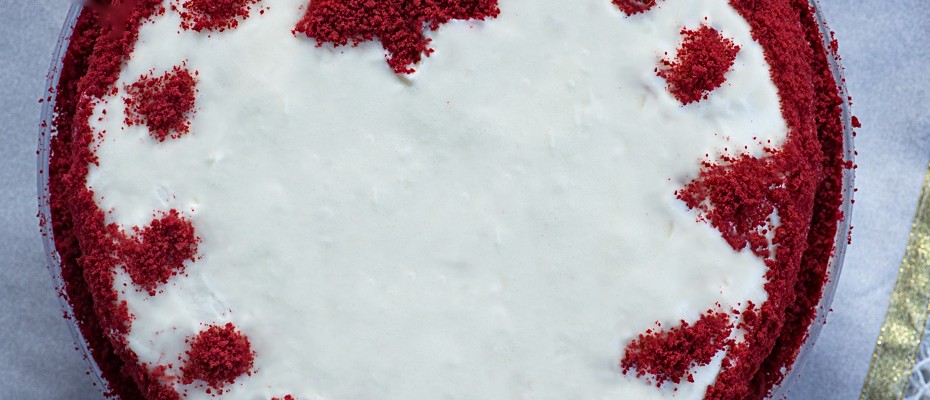 New Year Red Velvet Cake