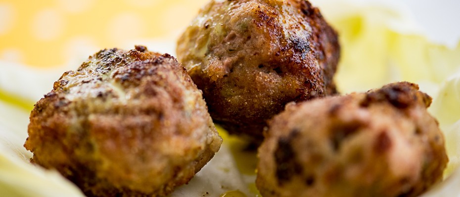 Ginger Winter Meatballs with coconut milk