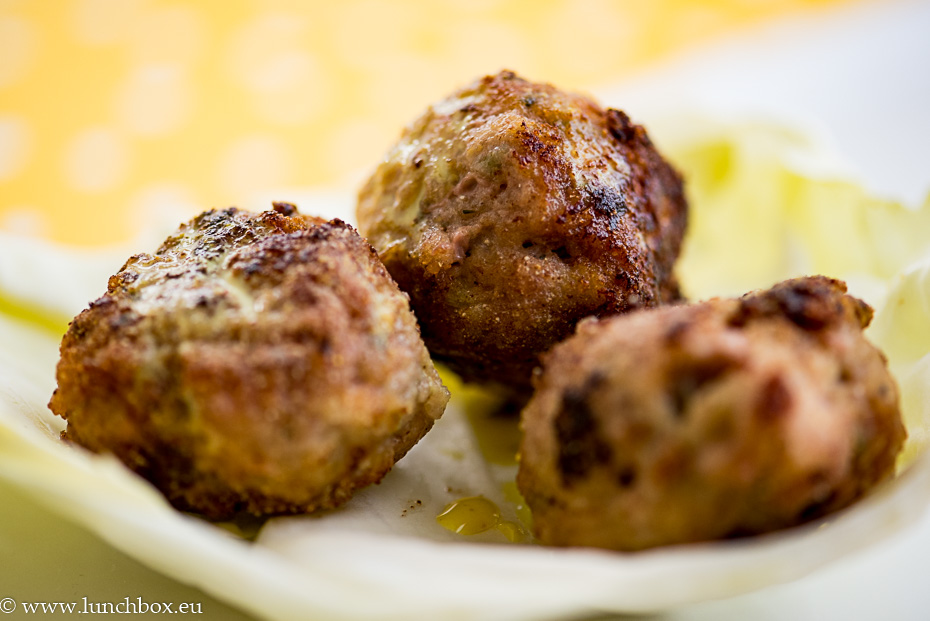 Ginger Winter Meatballs with coconut milk