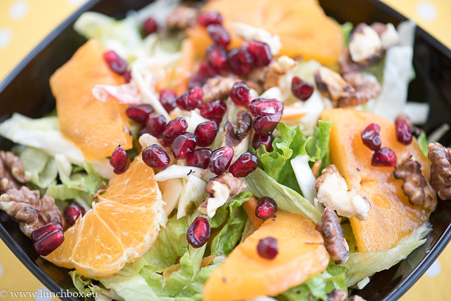 Winter citrus salad with persimmons