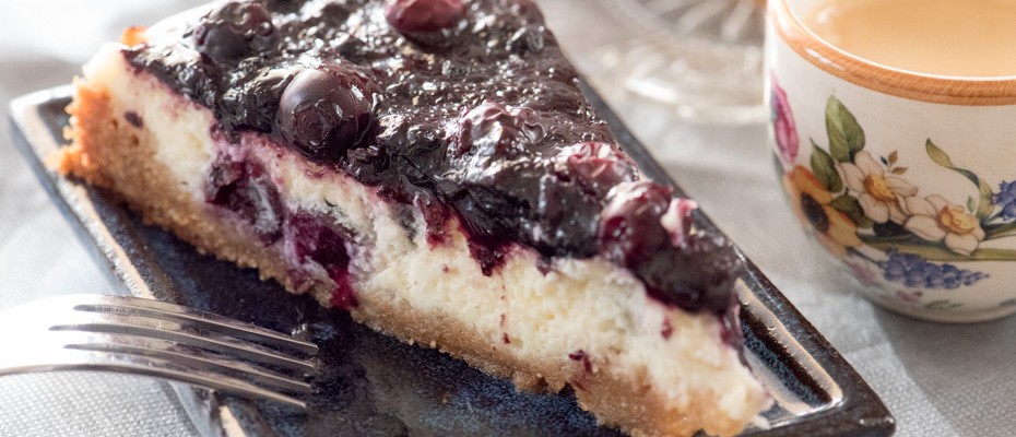 Чийзкейк с боровинки за 30 минути