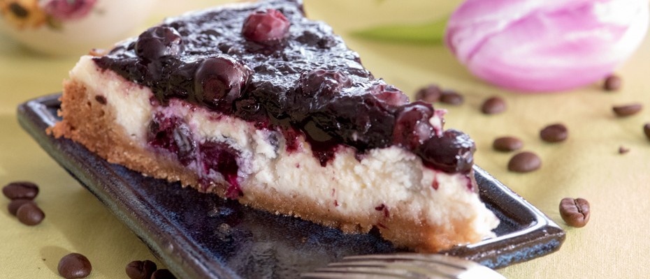 Blueberry cheesecake