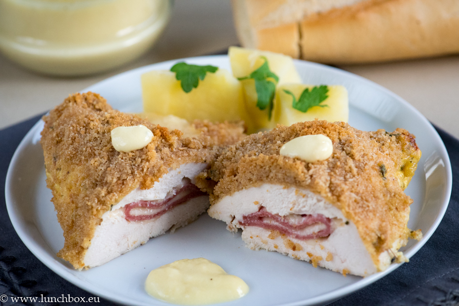 Baked chicken cordon bleu for busy mums
