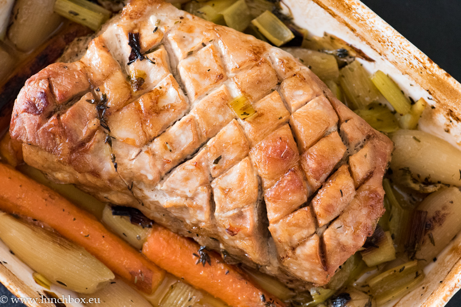 Roast loin pork