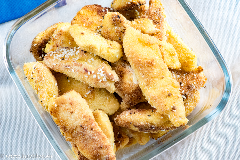 Lemon Chicken coated in sesame