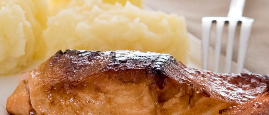 сьомга в меден сос