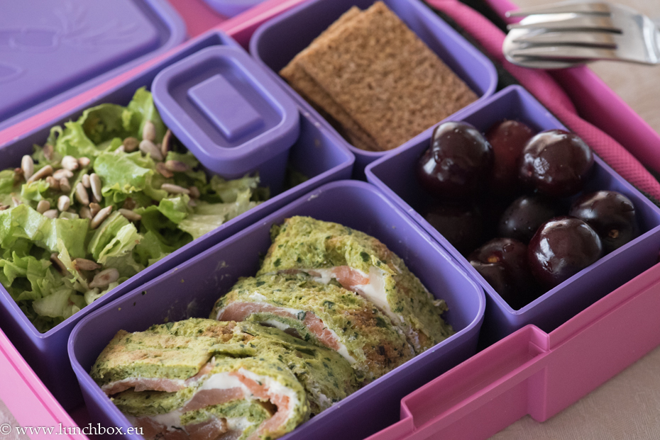 Lunchbox Рулца с пушена сьомга