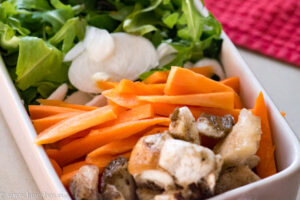 rice noodles with chicken