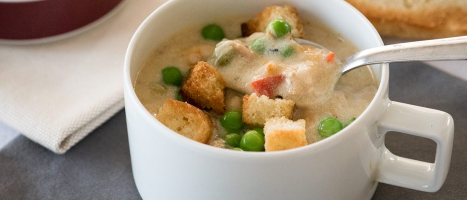 Creamy chicken soup