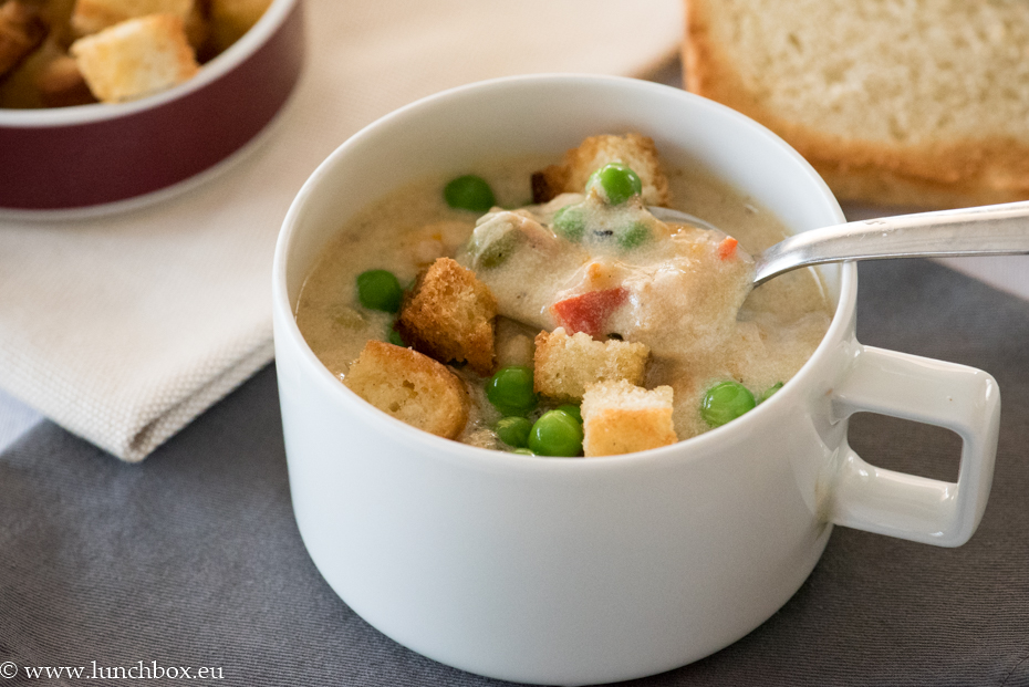 Creamy chicken soup