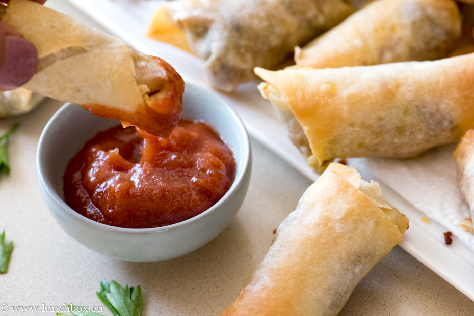 Oven-bakes-spring-rolls